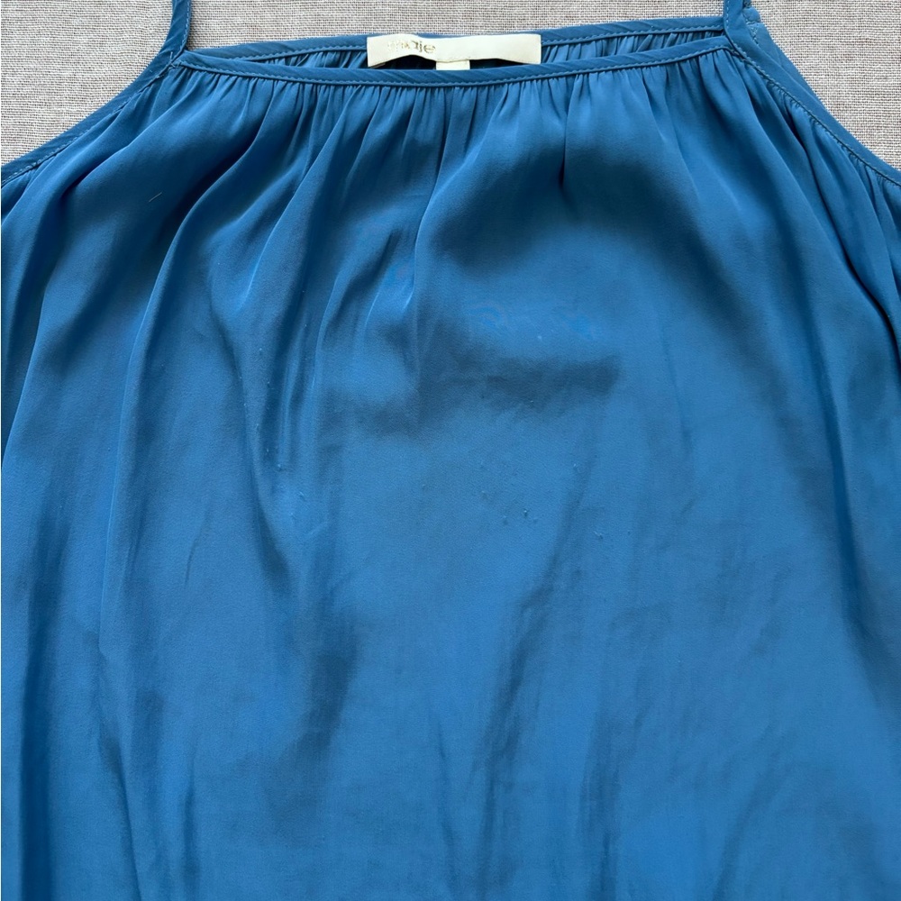 Maje royal blue cold shoulder top. - Picture 13 of 13